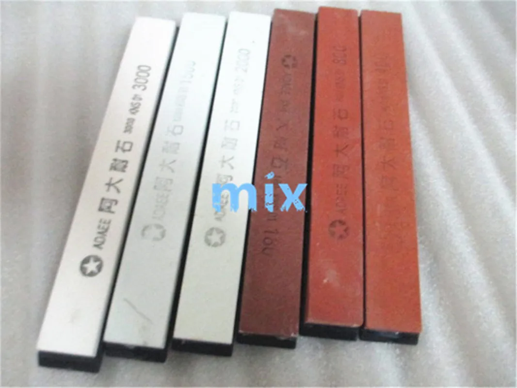 

Professional Sharpening System 6pc Sharpening Stones For Kitchen Knife Sharpener 180# 400# 800# 1500# 2000# 3000#