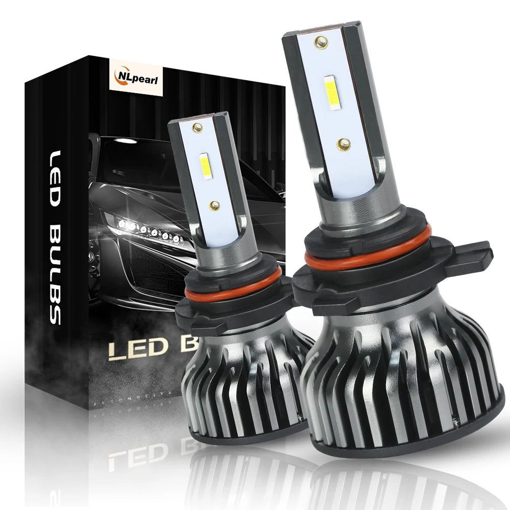 

NLpearl 2x Car 9012 Led Headlight Bulbs Super Bright 50W CSP 12000LM 6000K H4 Led H7 H1 9005 9006 H11 H9 H8 Car Headlights 12V