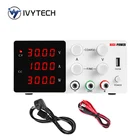 Импульсный лабораторный источник питания 120 В, 3 А, 30 В, 10 А, 60 В, 5 А постоянного тока, с настраиваемым ЖК-дисплеем, 4-значный лабораторный источник питания для телефона, USB-интерфейс, 5 В, 2 А