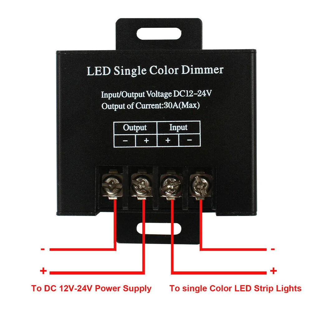 DC 12-24V Мини одноканальный алюминиевый корпус практичный умный переключатель