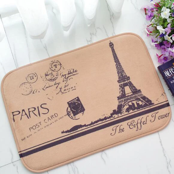 

Винтажный коврик в стиле ретро с изображением французской Парижской башни для открыток Стильный коврик для старой Французской почтовой дв...
