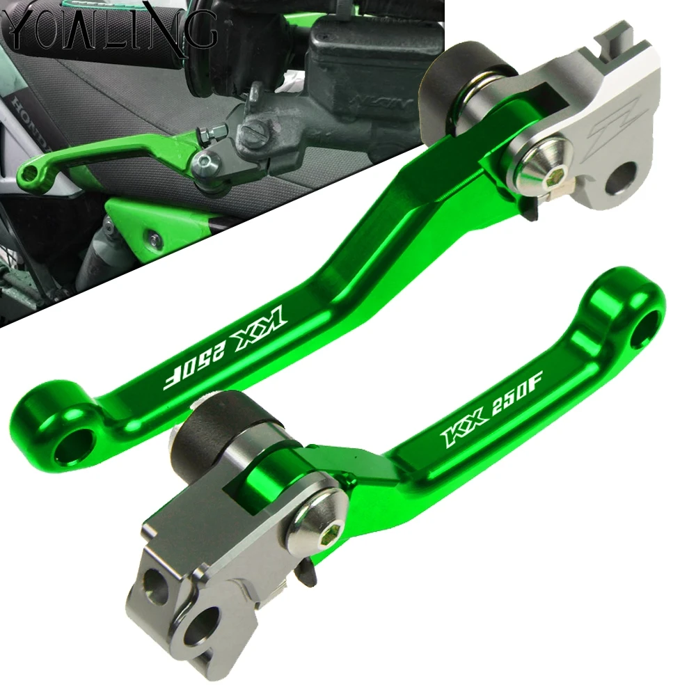 

Motocross CNC Dirt Bike handle Levers Folding Brake Clutch Lever For Kawasaki KX250F KX 250F 2013 2014 2015 2016 2017 2018 2019
