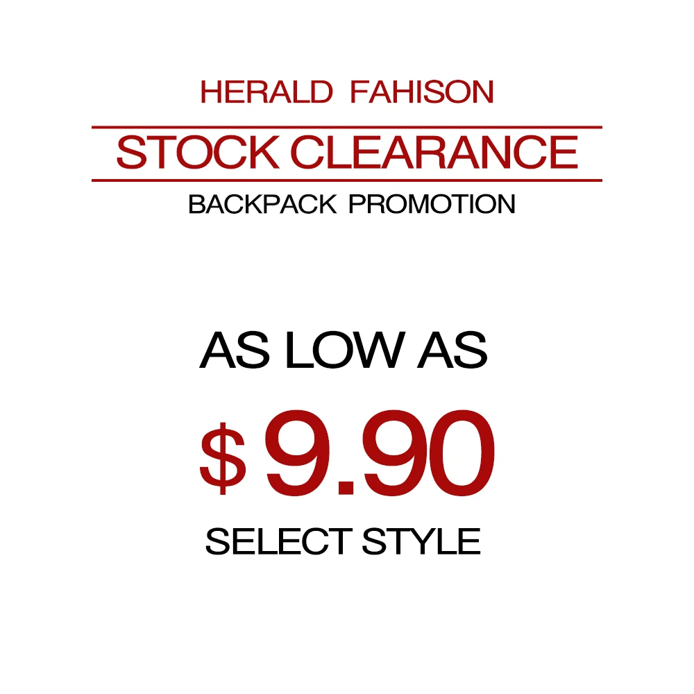 Herald Fashion акция женский рюкзак супер-акция школьная сумка на сумму 9 99 долларов |