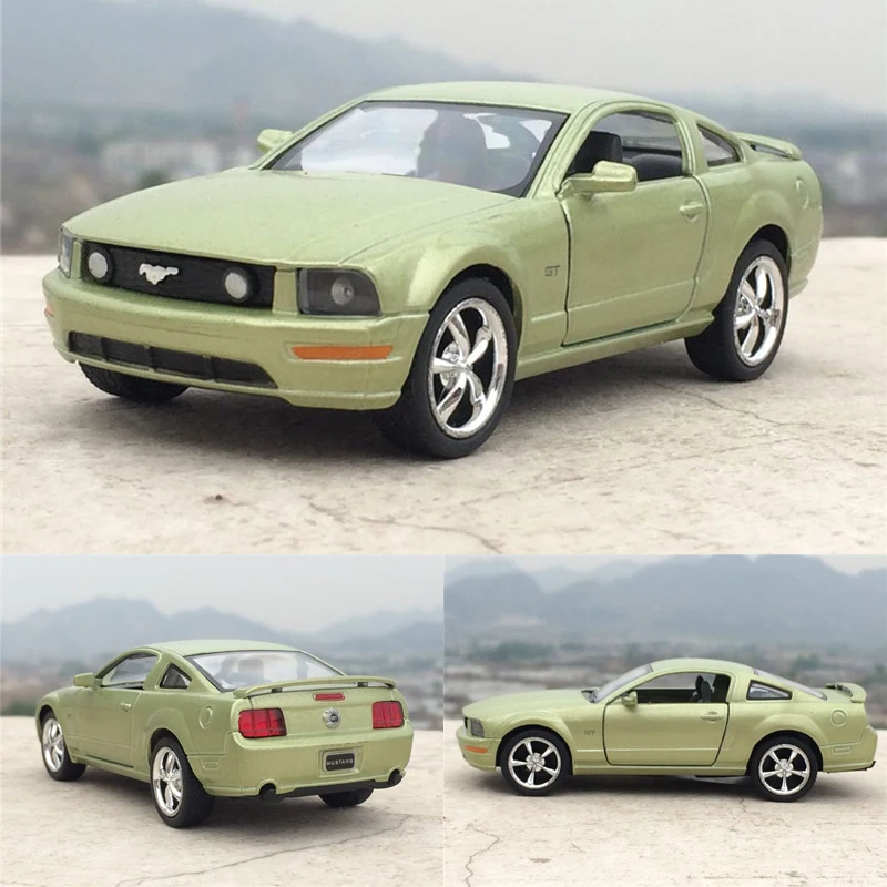 Легкосплавный автомобиль 1:38 Ford Mustang GT Би дверь металлический литой детский