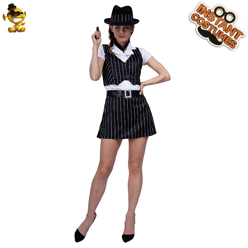 Хэллоуин пары влюбленные ранняя Вечеринка искусственное платье полосатые