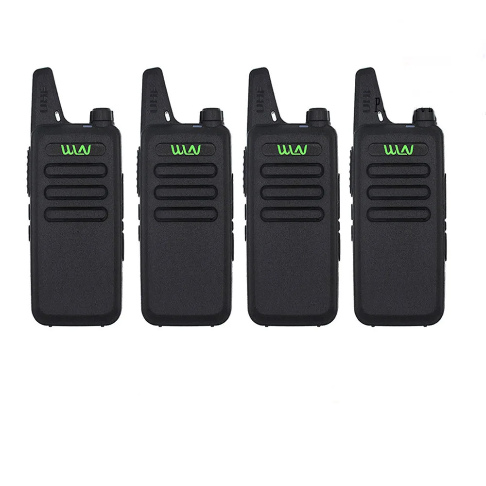 4pcs WLN KD-C1 Portable Two Way Radio Stock, Mini Size 5W Walkie Talkie Long Range with VOX CTCSS/DCS Code