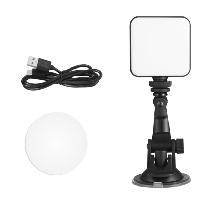 

W64 LED Mini Video Iight is Suitable for Portable Photography Iight, Fill Light Selfie Makeup Built-in 2000MAH Capacity