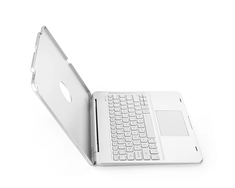Witsp@ d мышь сенсорная bluetooth клавиатура для iPad 10,", Премиум Пластиковый Чехол, 7 цветов с подсветкой, интеллектуальное включение/выключение