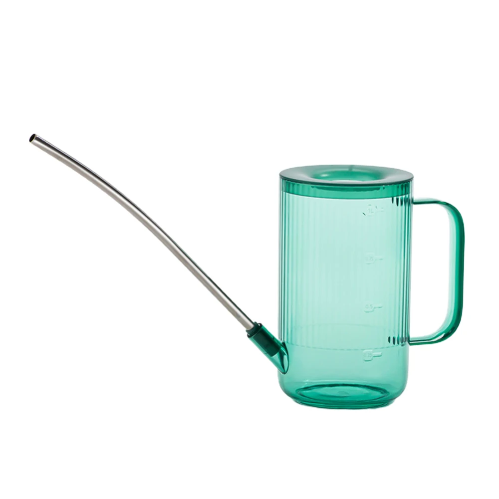 

Поливальная бутылка для воды с длинным носиком, пластиковая насадка с длинным носиком для полива цветов, прозрачный чайник для сада