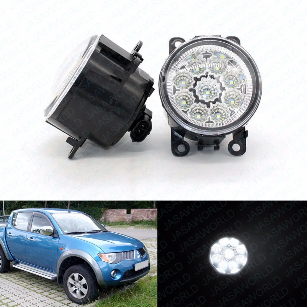 Автомобильный Стайлинг круглые светодиодные противотуманные фары на передний