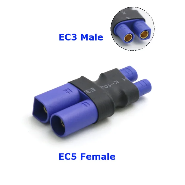 EC5 male to EC3 female adapter