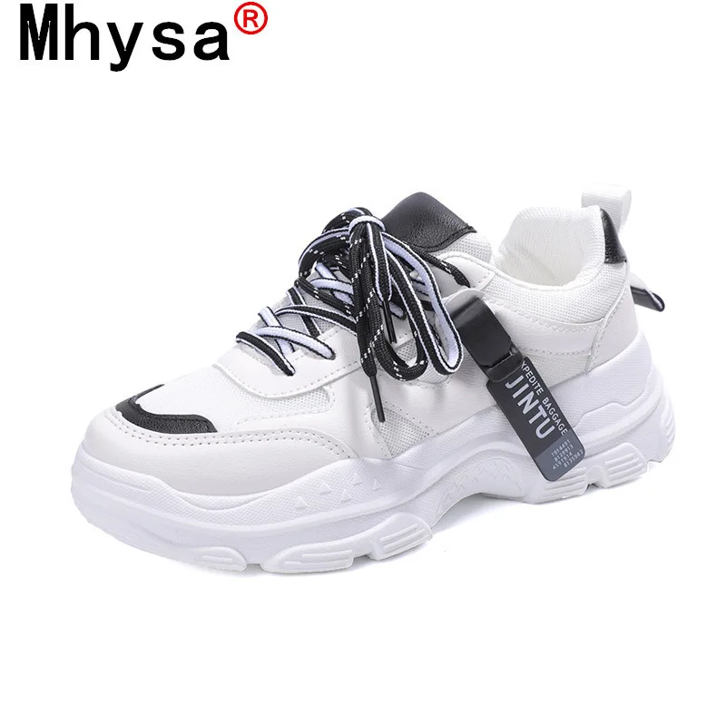 

2021 Spring Women's Casual Shoes Fashion Breathable Running Shoes Dad Shoes Mesh Flat Shoes Sneakers Women's Vulcanized Shoes
