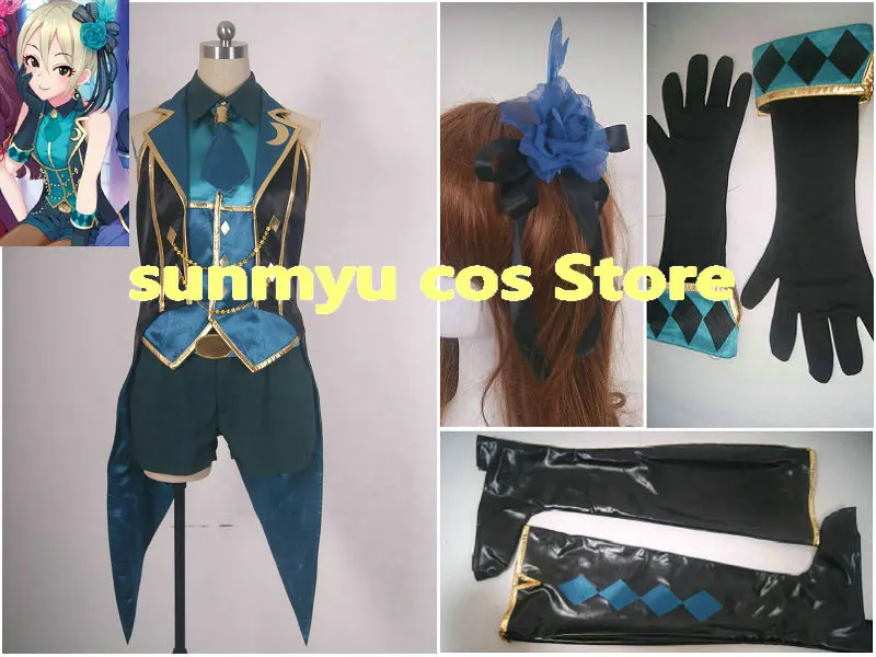 IDOL мастер Золушка для девочек шиоми Шуко тюльпан косплей костюм