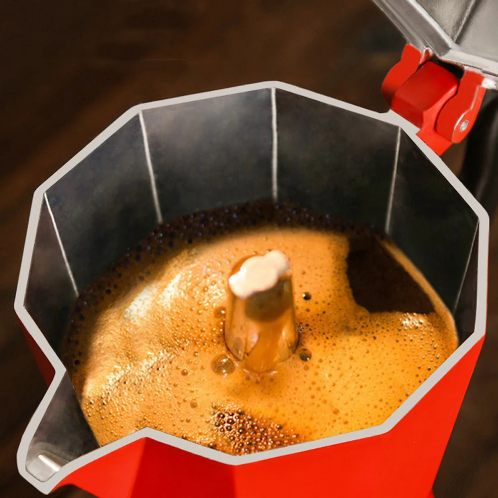 Алюминиевый Перколятор для кофе Moka прочный Cafeteira Expresso практичный кофейник 150/300/450