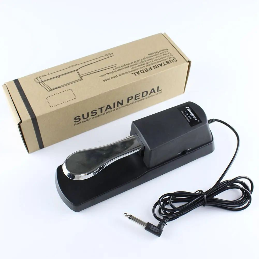 

Flanger Piano Sustain Pedal Keyboard Sustain Damper Pedal for Roland Electric Piano Electronic Organ