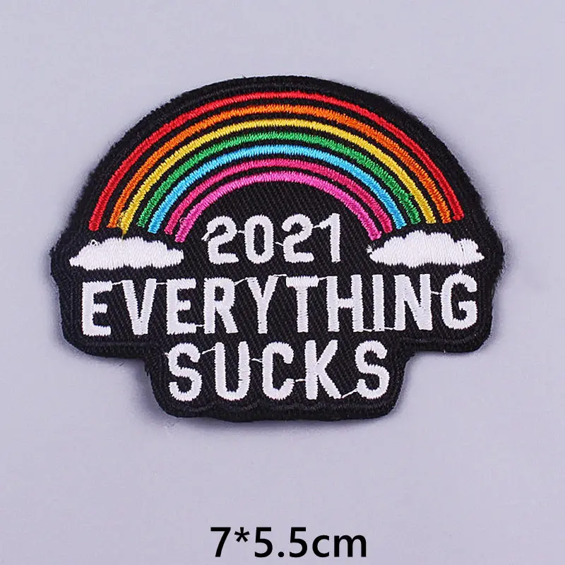 Нашивки в радужную полоску на одежду ЛГБТ аксессуары одежда термоклейкие