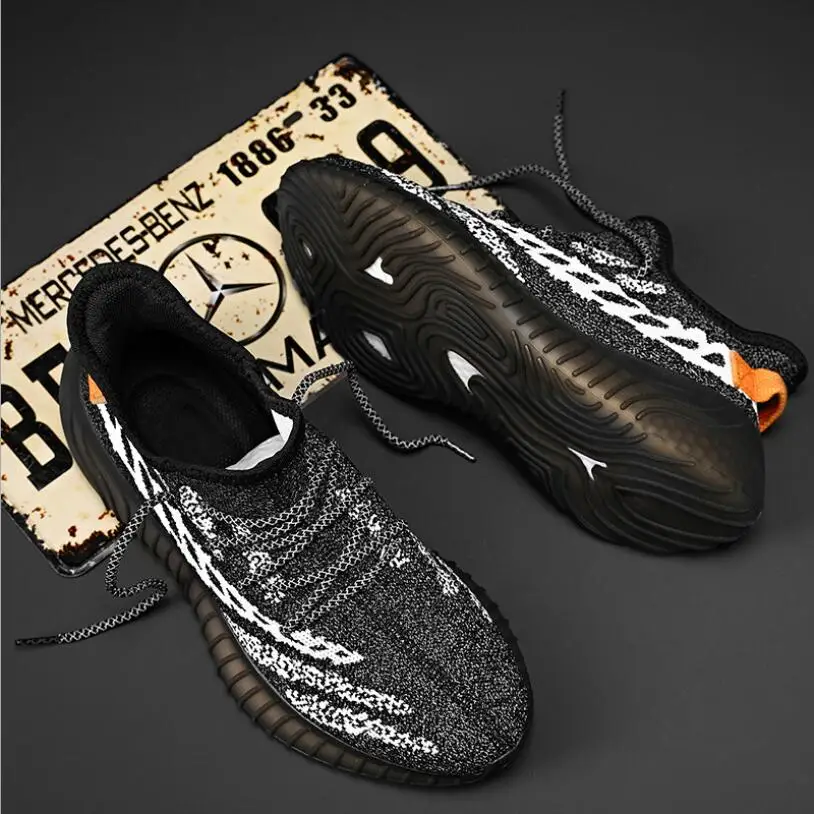 

New listing hot sale Spring and Autumn Flying line Breathable sports shoes Couples sports shoes running shoes G80-M80