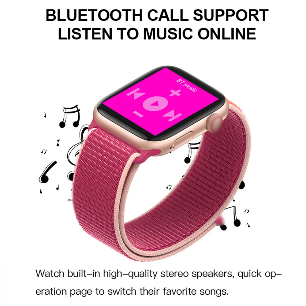 Умные часы LYKRY T500 Bluetooth звонки пульсометр музыка для телефонов IOS Android PK IWO 12