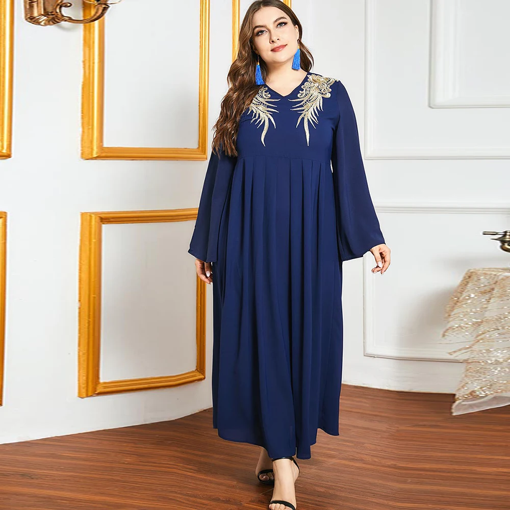 Рамадан ИД Мубарак платье Абая для женщин абаи Дубай, Турция Ислам мусульманский хиджаб платье Vestidos халат кафтан