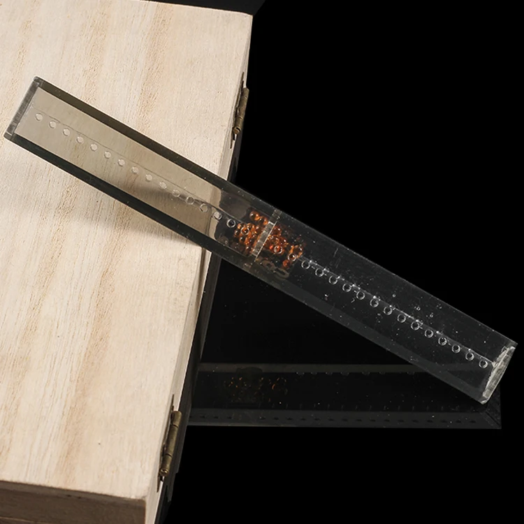 Cohiba треугольная коробка для сигар увлажнитель с круглой кристальной почвой