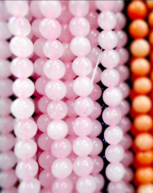 

Pink Candy Stone beads 4/6/8/10/12mm Round Beads / 15.5 Inch Strand