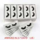 Ресницы SHIDISHANGPIN из искусственной норки оптом 103050100 шт., натуральные длинные блестящие объемные ресницы 3d, трафареты