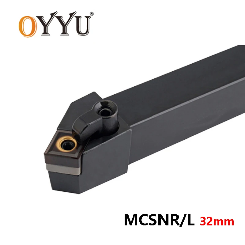 

OYYU 32 мм MCSNR MCSNL MCSNR3232P19 MCSNL3232P19 MCSNR3232P16 MCSNR3232P12 Держатель токарного станка Режущие твердосплавные вставки
