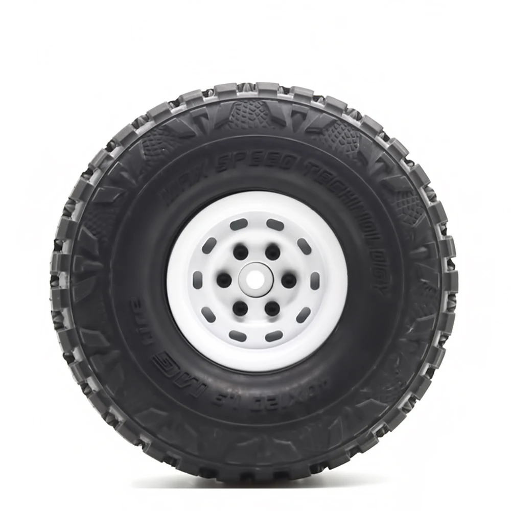 

4Pcs Metal 1.9" Beadlock 12-Holes Wheel Rim Hub for 1/10 RC Crawler Car Axial SCX10 90046 D90 Traxxas TRX-4