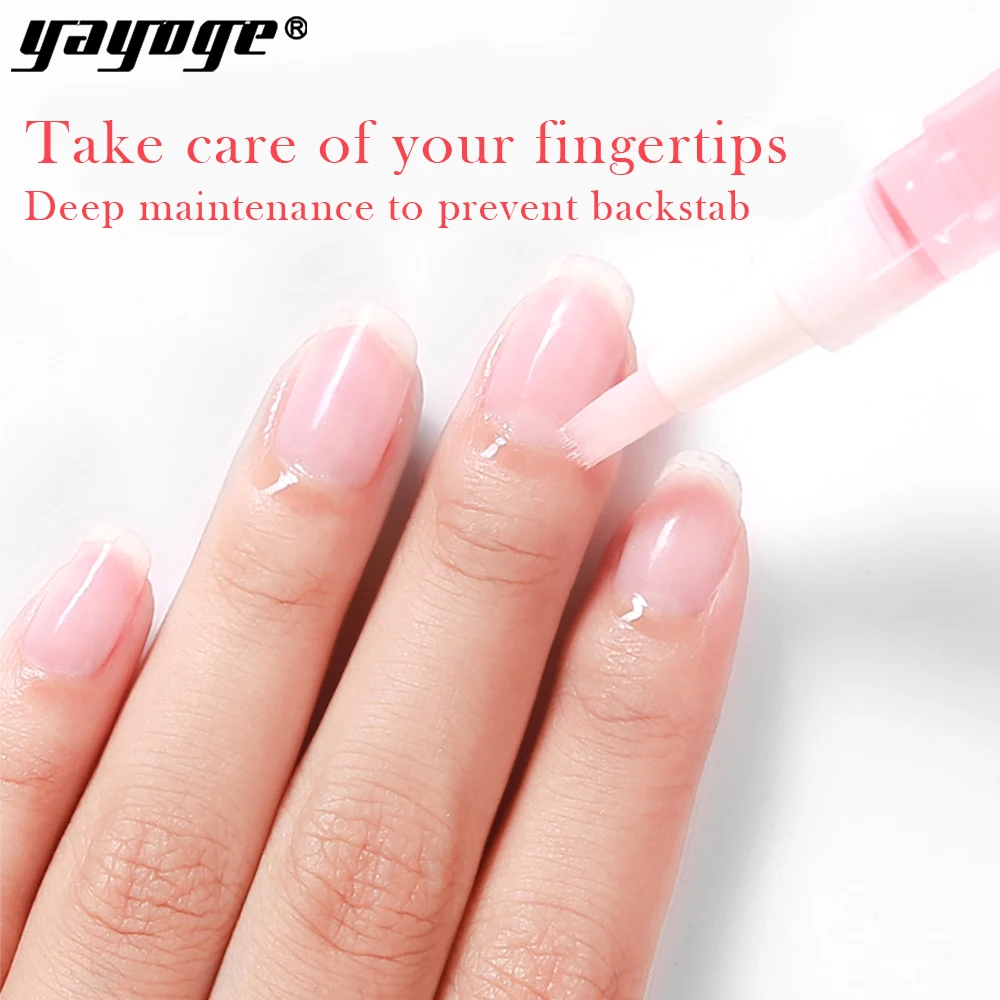 Yayoge 6ml Nail Nutrition Oil Pen Nail Treatment Pen 8 Smell Revitalizer Cuticle Oil Prevent Agnail Gel Polish Nourish Nail skin