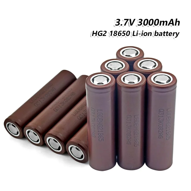 100% Новинка 18650 hg2 3000mah электронная сигарета перезаряжаемая батарея высокой