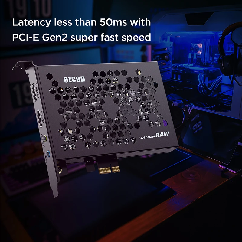 Pci-e Карта видеозахвата 4k HD видео захвата 1080p 60pfs запись игрового конференции