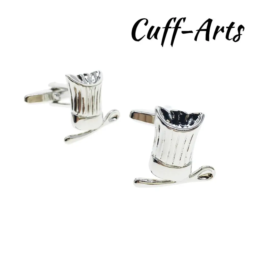 Запонки для мужчин повара шляпа и ложка Подарки Gemelos Les Boutons De Manchette от Cuffarts