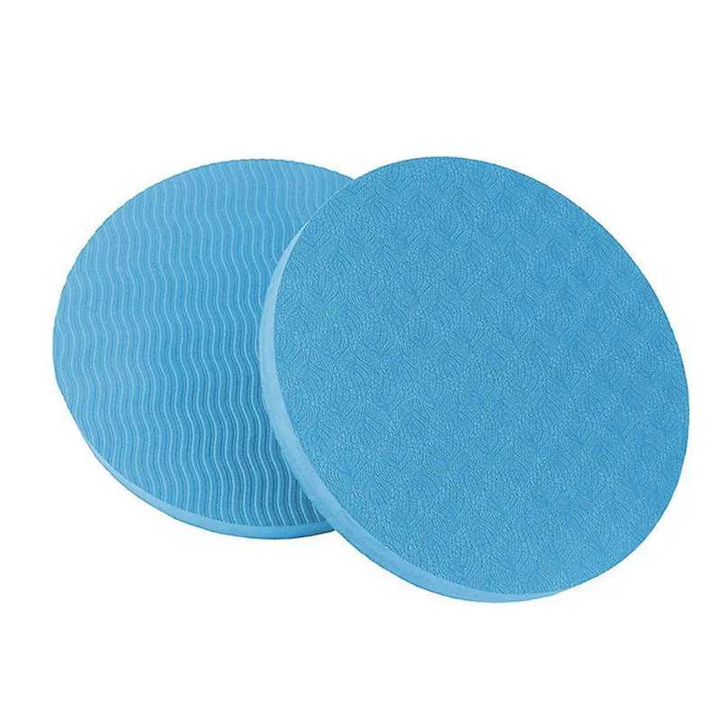 

2Pcs Round Fitness Yoga Flat Support Pad Elbow Knee Wrist Protection Non-slip Yoga Exercise Mat