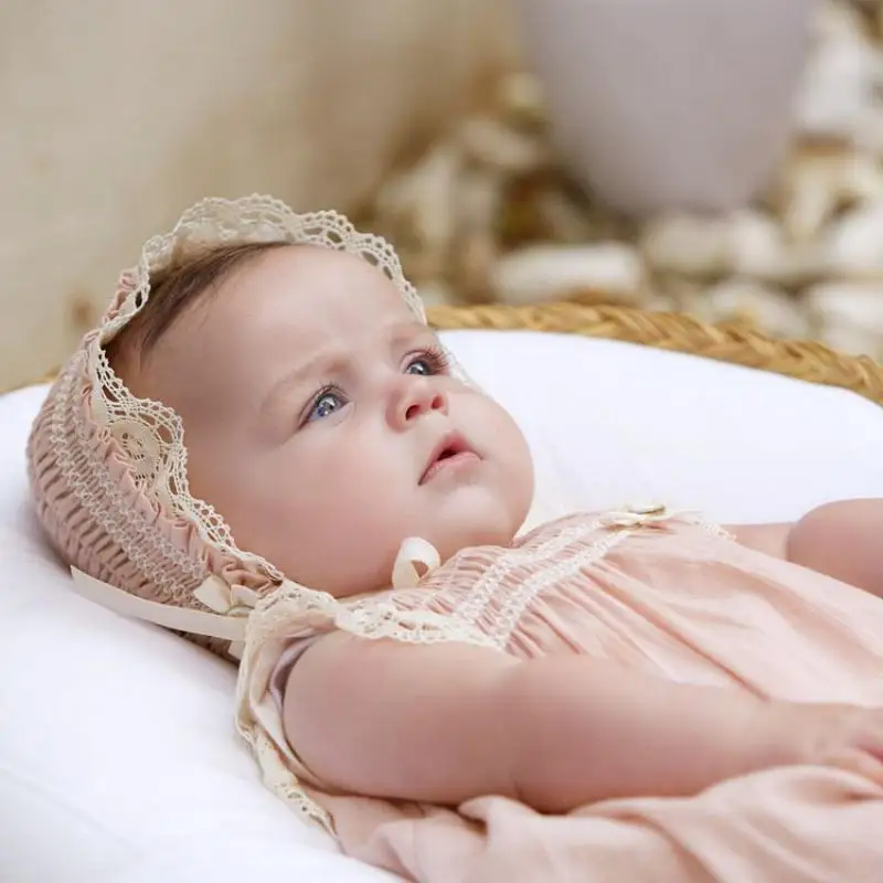 

2022 Summer Baby Girls Smocked Dress Spanish Kids Clothes Set Toddler Girl Princess Elegant Dresses Infant Smocking Frock 3Pcs