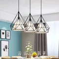 FRLED модная винтажная проволока лампа клетка DIY Абажур В индустриальном стиле Лампа защитная клетка абажур для лампы классический черный скандинавский чехол для лампы