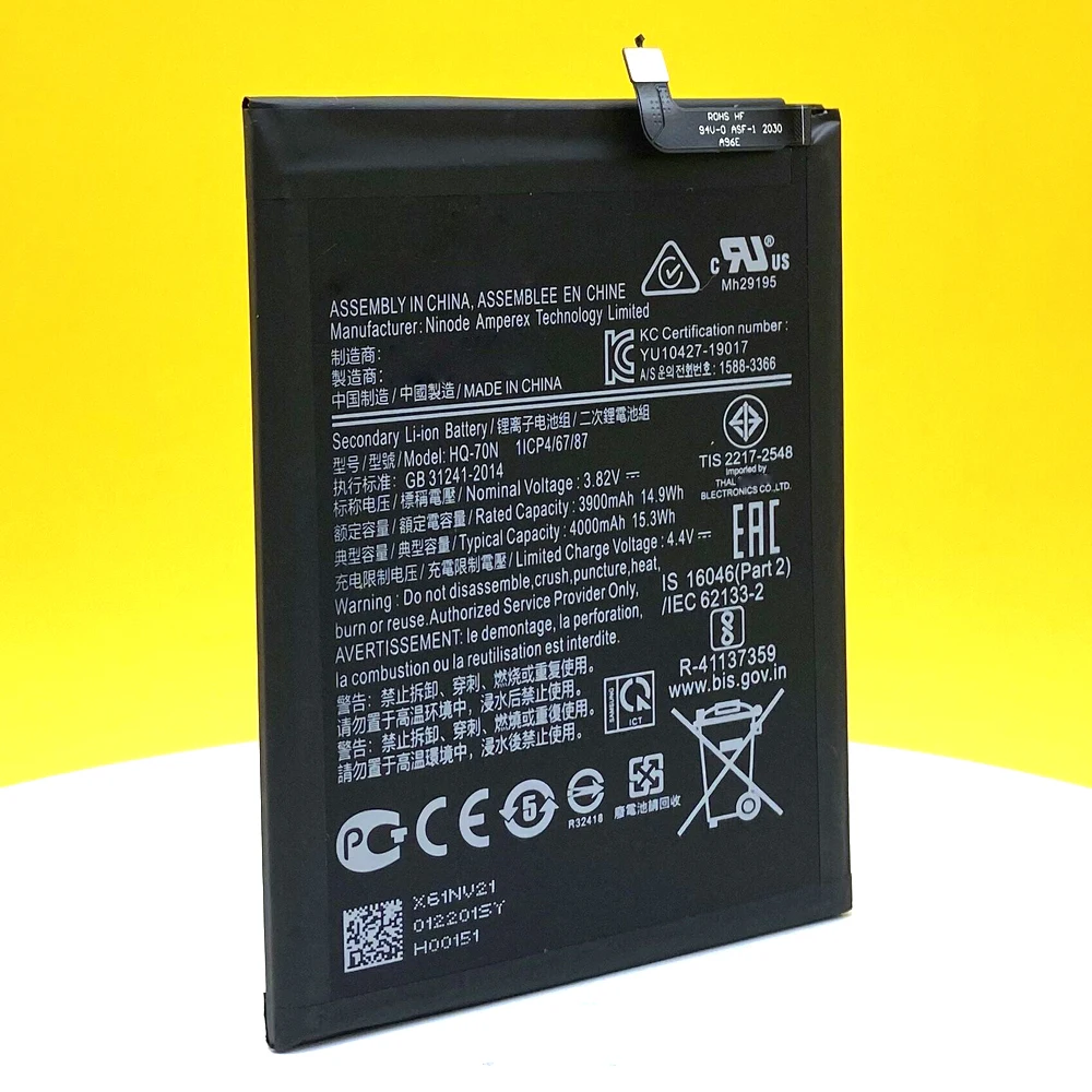 100 new original hq 70n battery for samsung galaxy a11 a115 sm a115 mobile phone high quality free global shipping