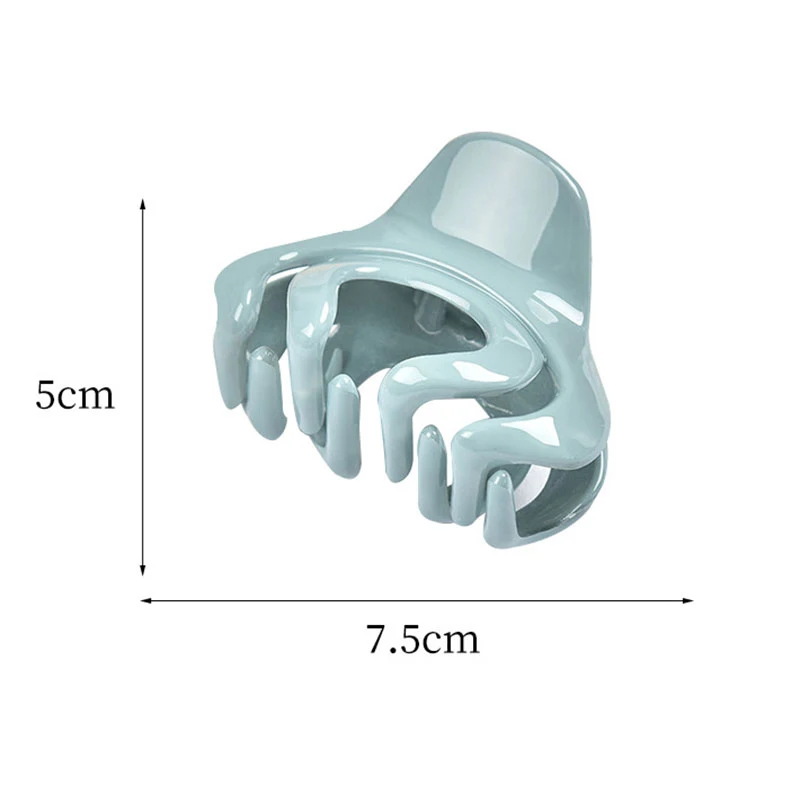

1PC New Acrylic Hair Claw Geometric Barrettes Large Size Hairpins Bright Solid Color Hair Clip Fashion Simple Hair Accessories
