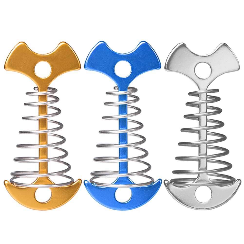 Регулируемая спиральная пружинная палуба Fishbone якорная палатка прищепки с