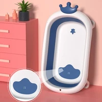 portable baby bathtub accessories foldable plastic non slip folding bath tub set bambino vasche household merchandises ab50yg