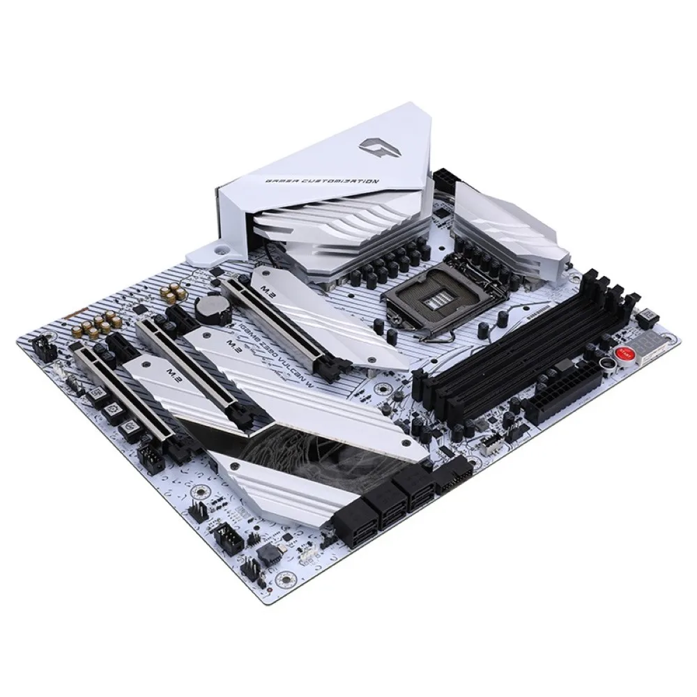 Online Bunte Motherboard IGame Z590 Vulcan W V20 M.2 SATA NVME SSD 128GB RGB Overclocking Gaming Motherboard For11600K/11700K/11900K