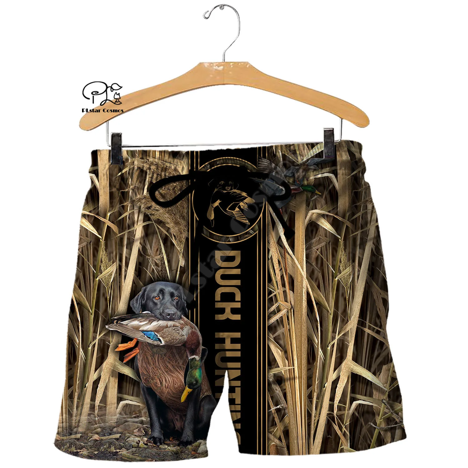 

PLstar Cosmos 3D Print Duck Dog Hunting Hunter Animal Summer Funny Fashion Shorts Harajuku 3DPrinted Beach Comfortable Style-a2
