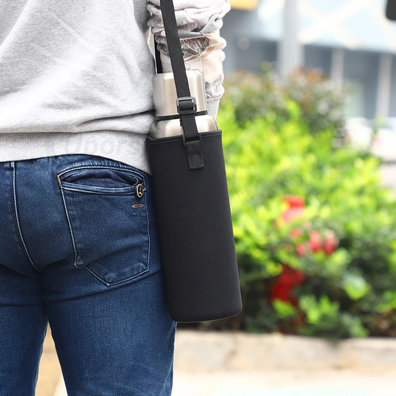 

UPORS Large Capacity Stainless Steel Thermos Portable Vacuum Flask Insulated Tumbler with Rope Thermo Bottle 500/700/1000/1500ml