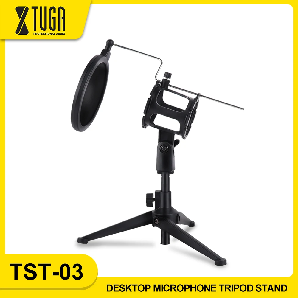 Штатив XTUGA настольная микрофонная стойка настольный держатель для микрофона с