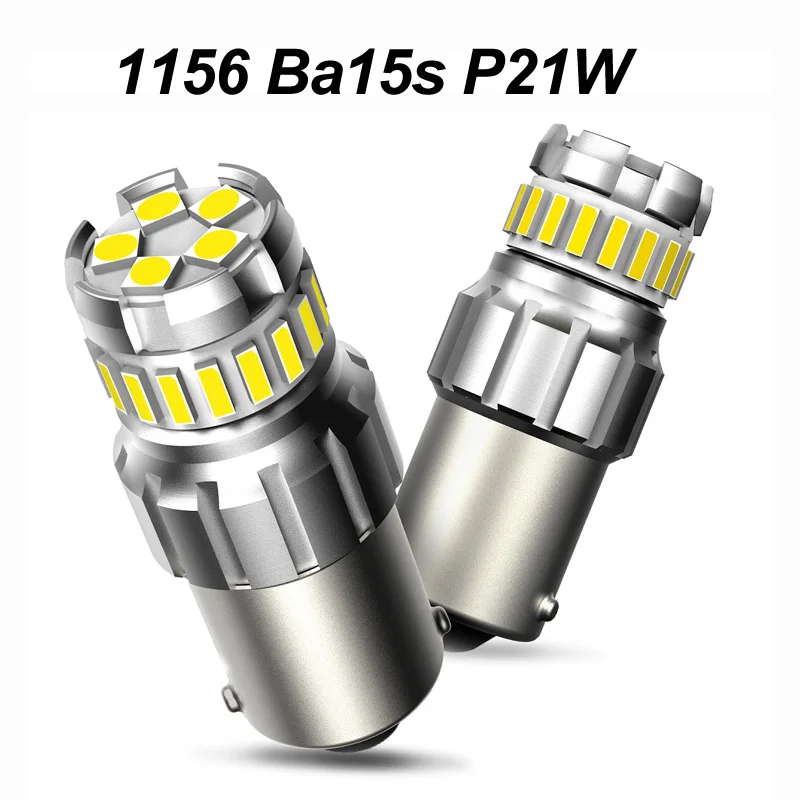 1156 BA15S P21W 2 шт. T15 светодиодный резервные фары заднего хода автомобиля для Toyota CHR RAV4 Camry Auris Hilux Prius Celica Ipsum Verso Wish лампа BA15S 7440 W21W - Испускаемый цвет: 1156 BA15S P21W
