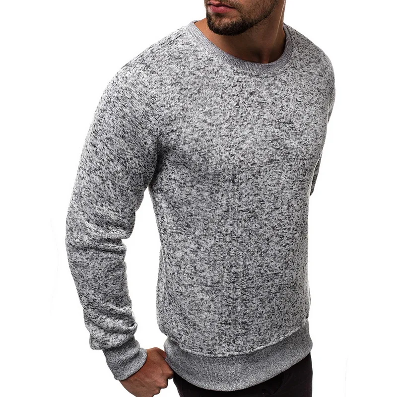 

Men Autumn New Casual Vintage Mixed Color Cotton Sweater Pullovers Men O-Neck Fashion Warm Jacquard Sweaters Men Clothing