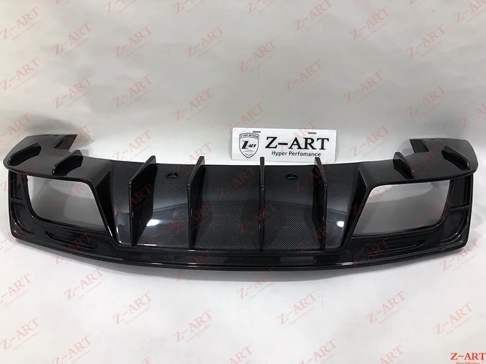 Z-ART задний диффузор из углеродного волокна для Chevrolet Camaro- ZL1 задний диффузор из углеродного волокна для нового Camaro задний подбородок из углеродного волокна