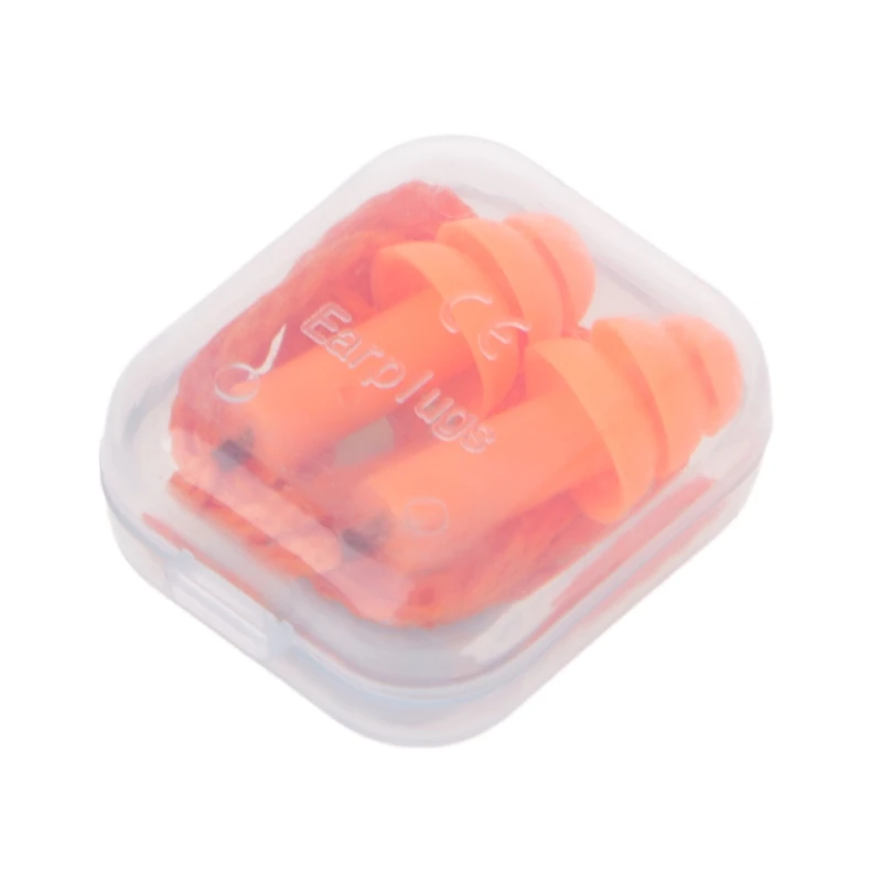 

Soft Silicone Wired Ear Plugs Noise Reduction Earmuffs Hearing Protection