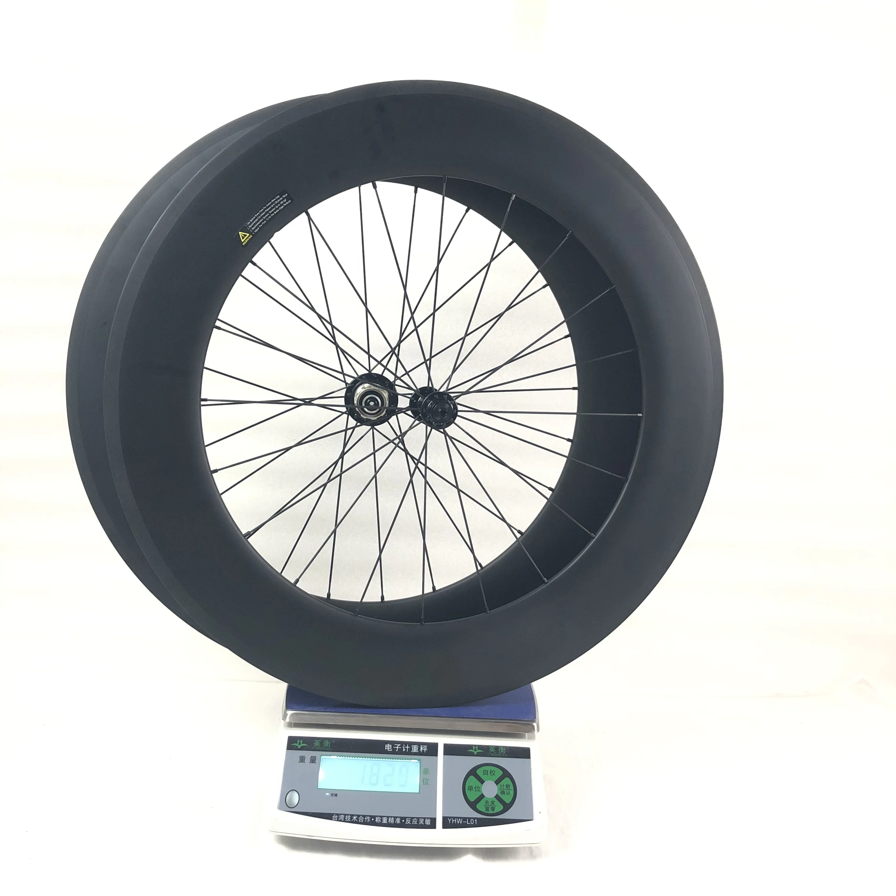 700C Clincher Дорожные велосипедные колеса карбоновый обод 88 мм с Powerway R13 Hub карбоновые