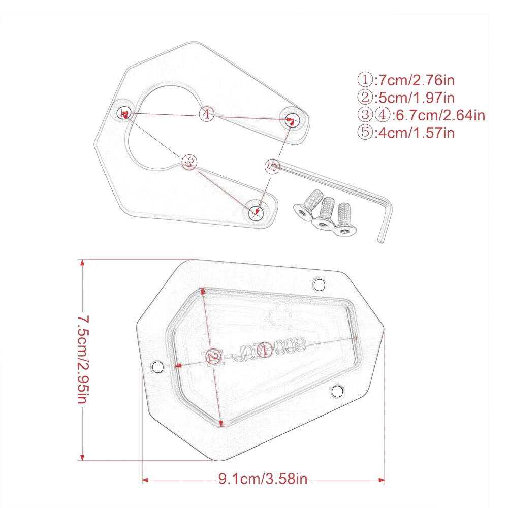 Подставка для мотоцикла с ЧПУ Benelli TRK502X 752S BN600 BJ600 502C|Накладки и декоративные