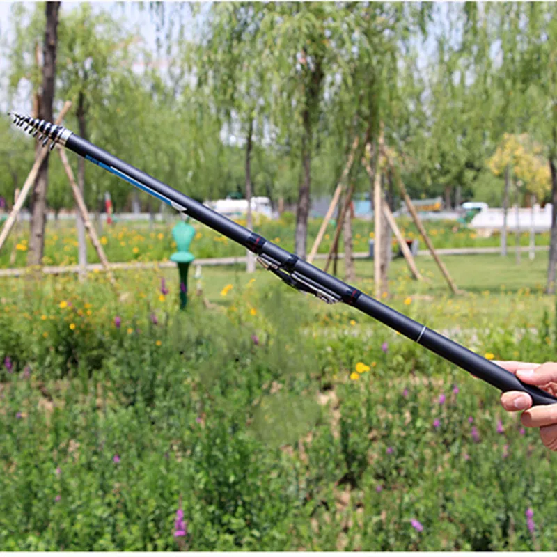 Рок Удочка портативная роторная 2 4 6 3 м Высокое качество углеродное волокно